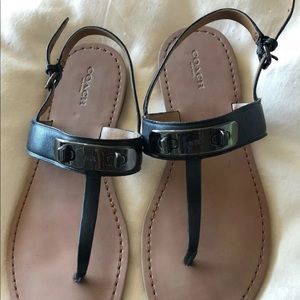 Coach Gracie Sandal Black 8.5